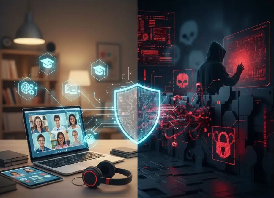 تأثير التهديدات السيبرانية على بيئات التعلم عن بعد الجانب المظلم للتحول الرقمي